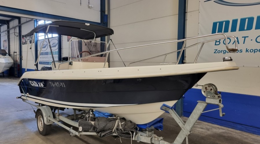 CAD 18 Open met Yamaha F60EFI en trailer