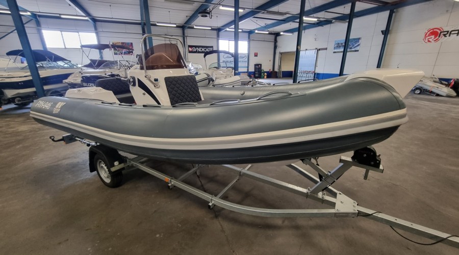 Tiger Marine Sportline 520 RIB met hypalon tubes, Suzuki DF60A en trailer